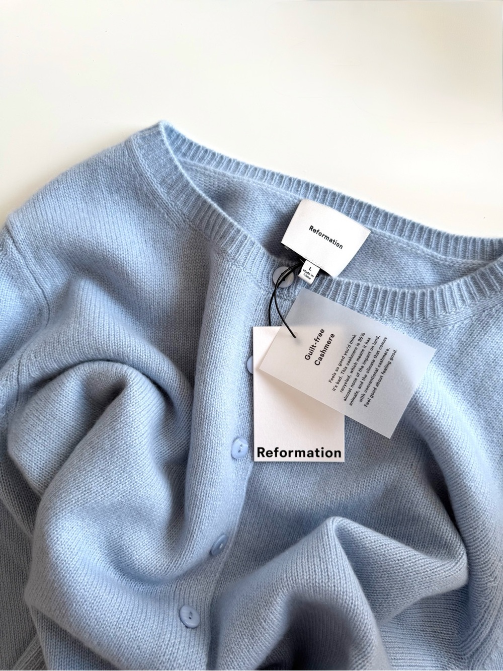 REFORMATION Clara Cashmere Cardigan